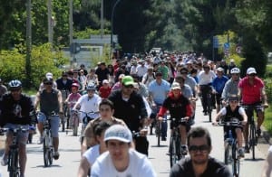 Φωτογραφικά στιγμιότυπα από τον ποδηλατικό αγώνα "Η Γέφυρα μας ενώνει"