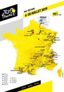 Γύρος της Γαλλίας 2019: Η διαδρομή