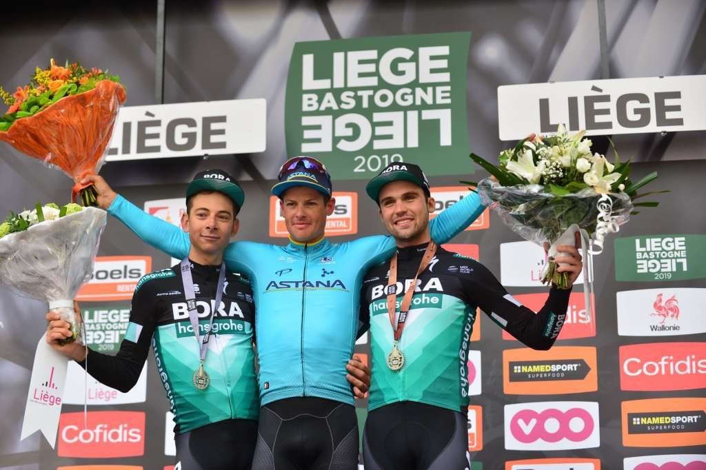 Ο Jakob Fuglsang, νικητής της κλασικής Liège-Bastogne-Liège